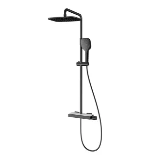 Душевая стойка Black&White Universe 5010ВUK чёрный матовый